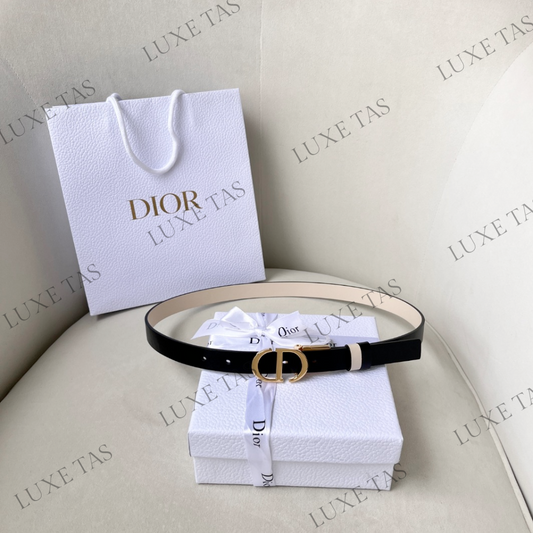 20mm Black and Latte 30 Montaigne Reversible Belt Designer Belts for Women
