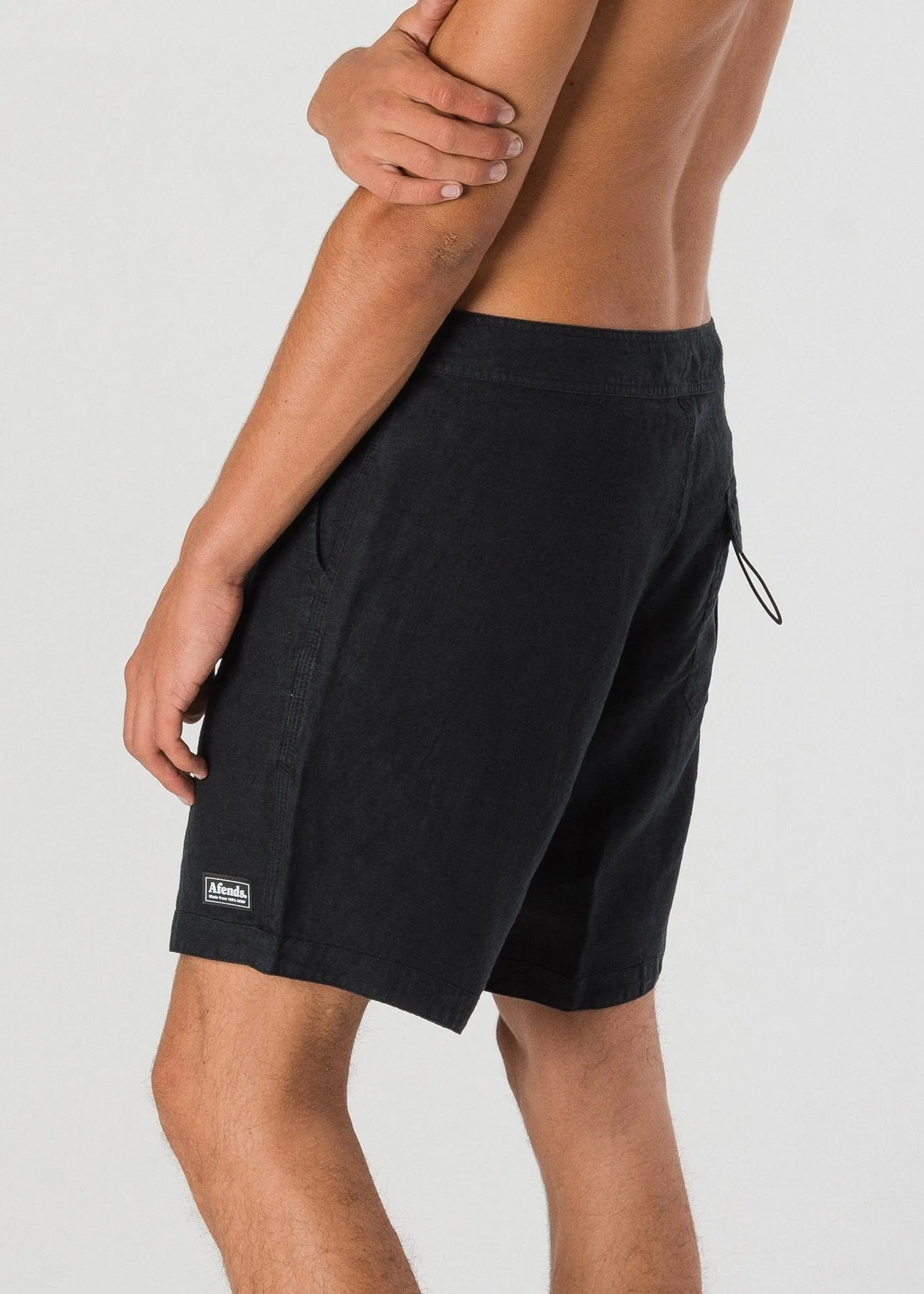 Afends Mens Hemp Naturals - Fixed Waist Boardshort