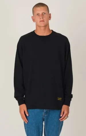 Afends Mens Raw - Hemp - Hemp Raglan Crew Neck Sweat