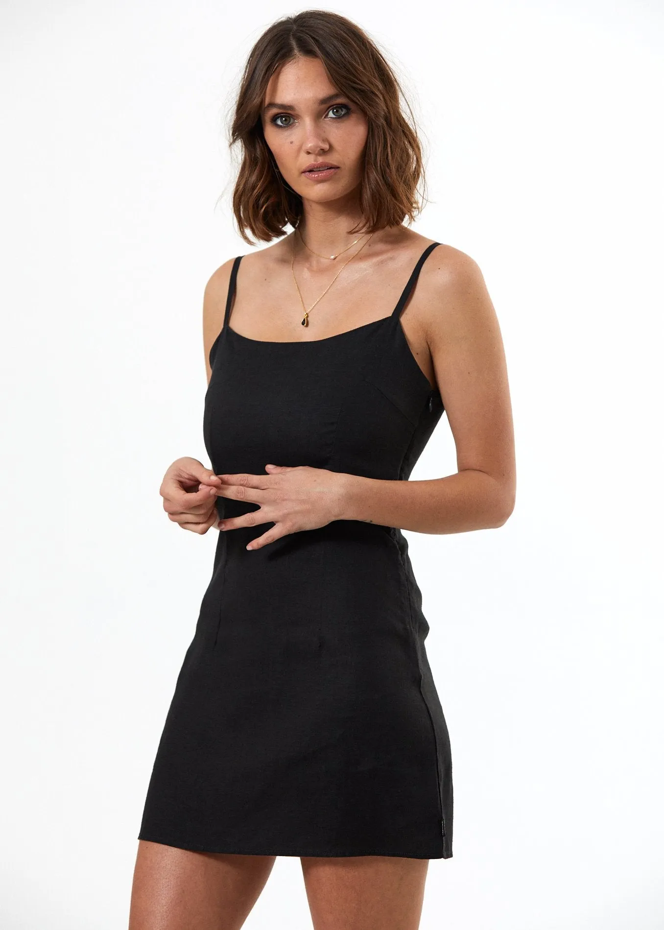 Afends Womens Kate - Hemp Slip Dress