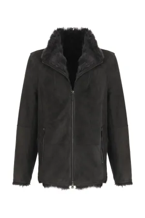 Anthracite Shearling Jacket