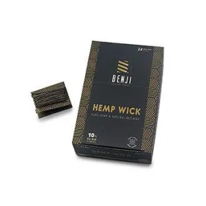 Benji - Hemp Wick (10ft): Your 100% Natural Match And Lighter Alternative