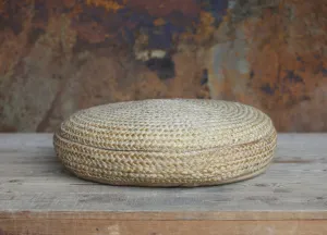 Braided Hemp Pouf - Pouffe