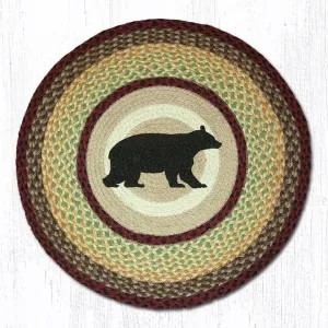 Cabin Bear Round Rug