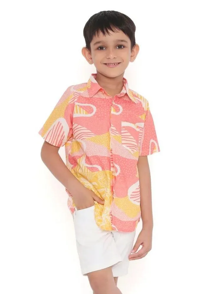 Candy Escape Printed Cotton Shirt