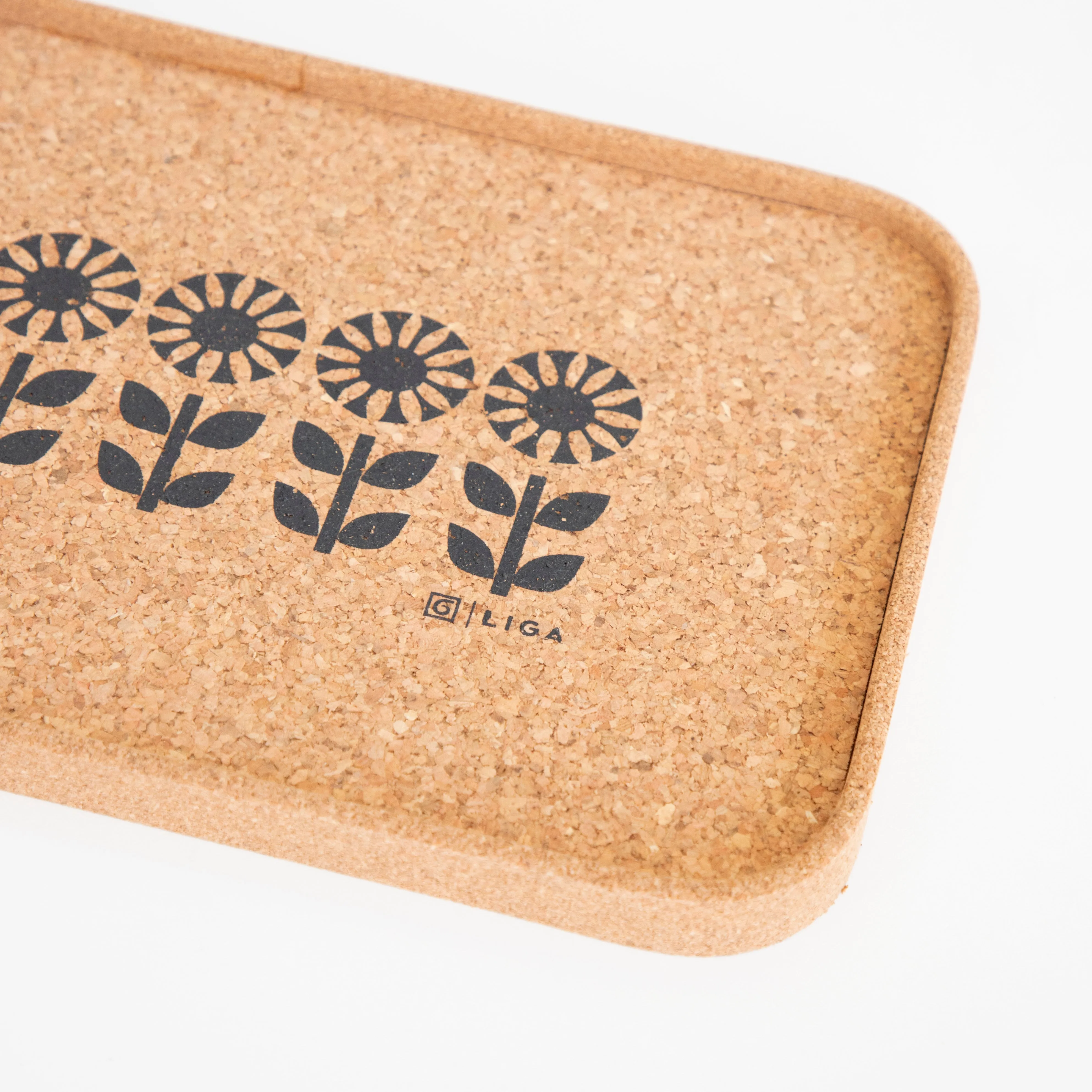 Cork Drinks Tray | Hornsea Flower