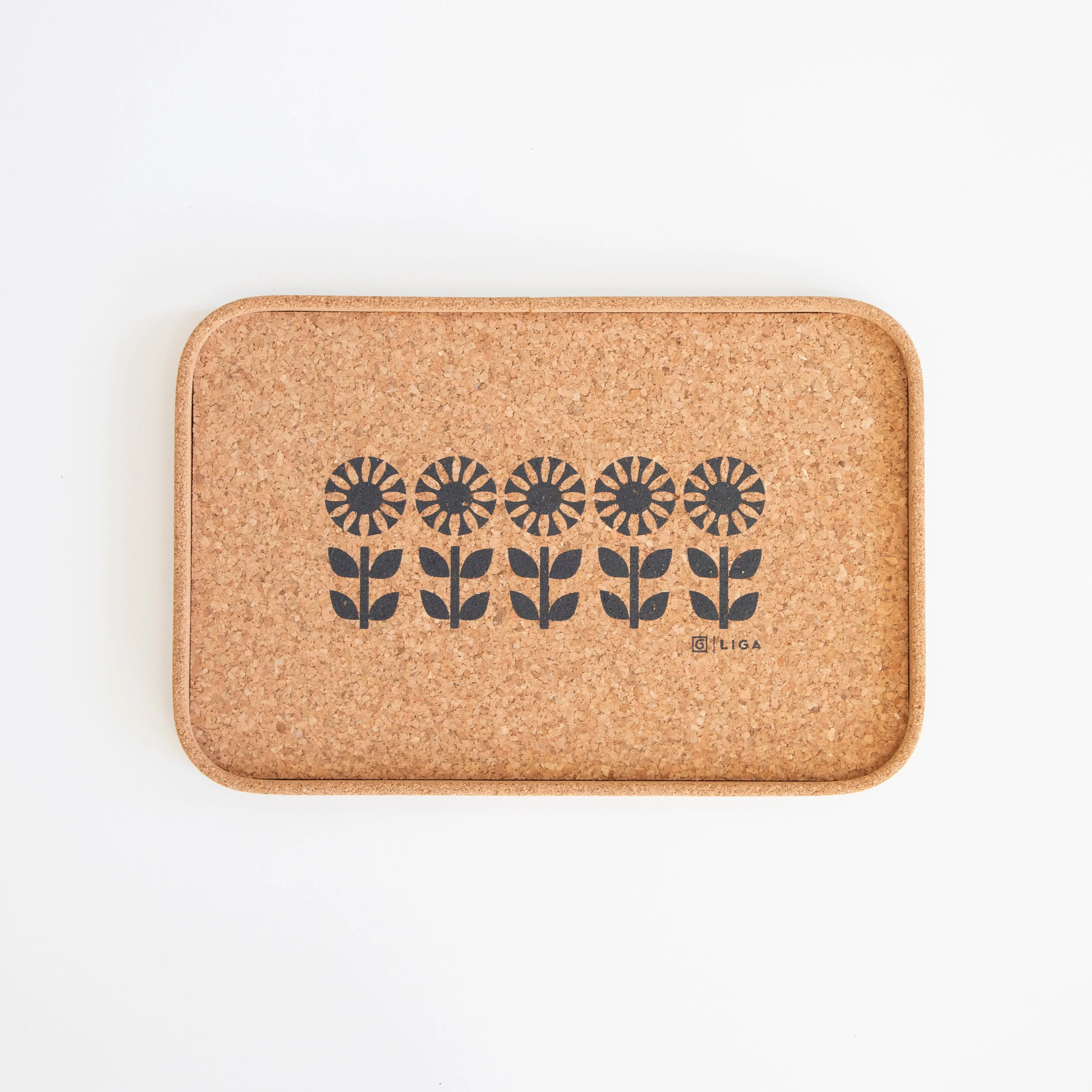 Cork Drinks Tray | Hornsea Flower