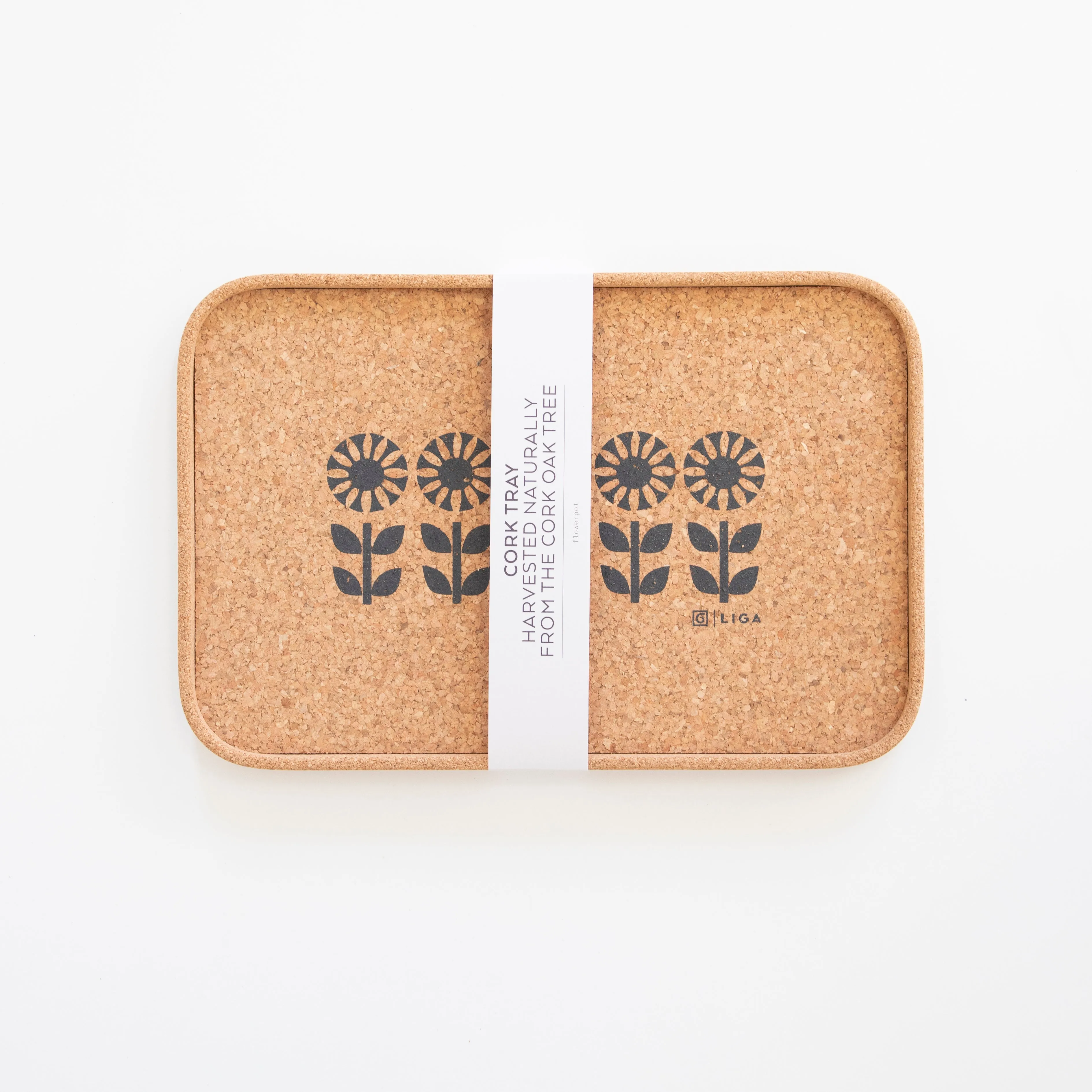 Cork Drinks Tray | Hornsea Flower