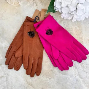 Eco Chic Sheep Stitched Gloves