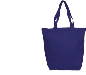 eco friendly allison recycled canvas tote - navy Case of 72