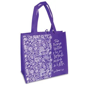 Eco Tote: Spanish, Santiago 1:17, Plum