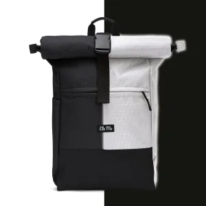 Ela Mo™ Rolltop Rucksack | Black Reflective