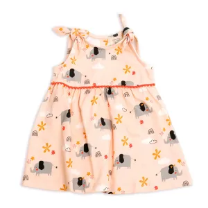 Elephant Shoulder Knot Dress   Bloomer SET(Organic Cotton)