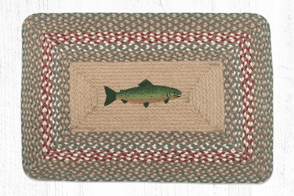 Fish Patch Printed Rug