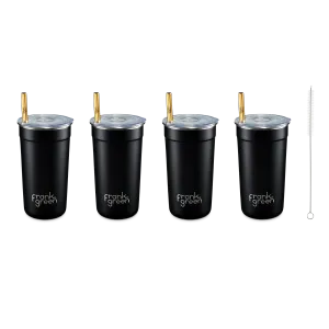 Frank Green Reusable Party Cups in 475ml in Midnight