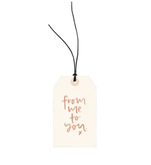 From Me To You // Gift Tag