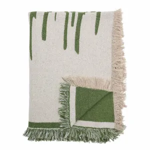 Haxby Throw - Green - Recycled Cotton