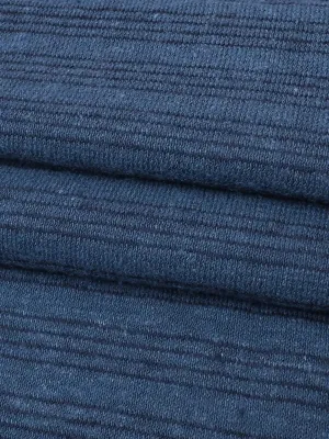 Hemp & Organic Cotton Mid-Weight Yarn Dyed Stripe Jersey Fabric ( KJ16D908A / KJ16D908B )