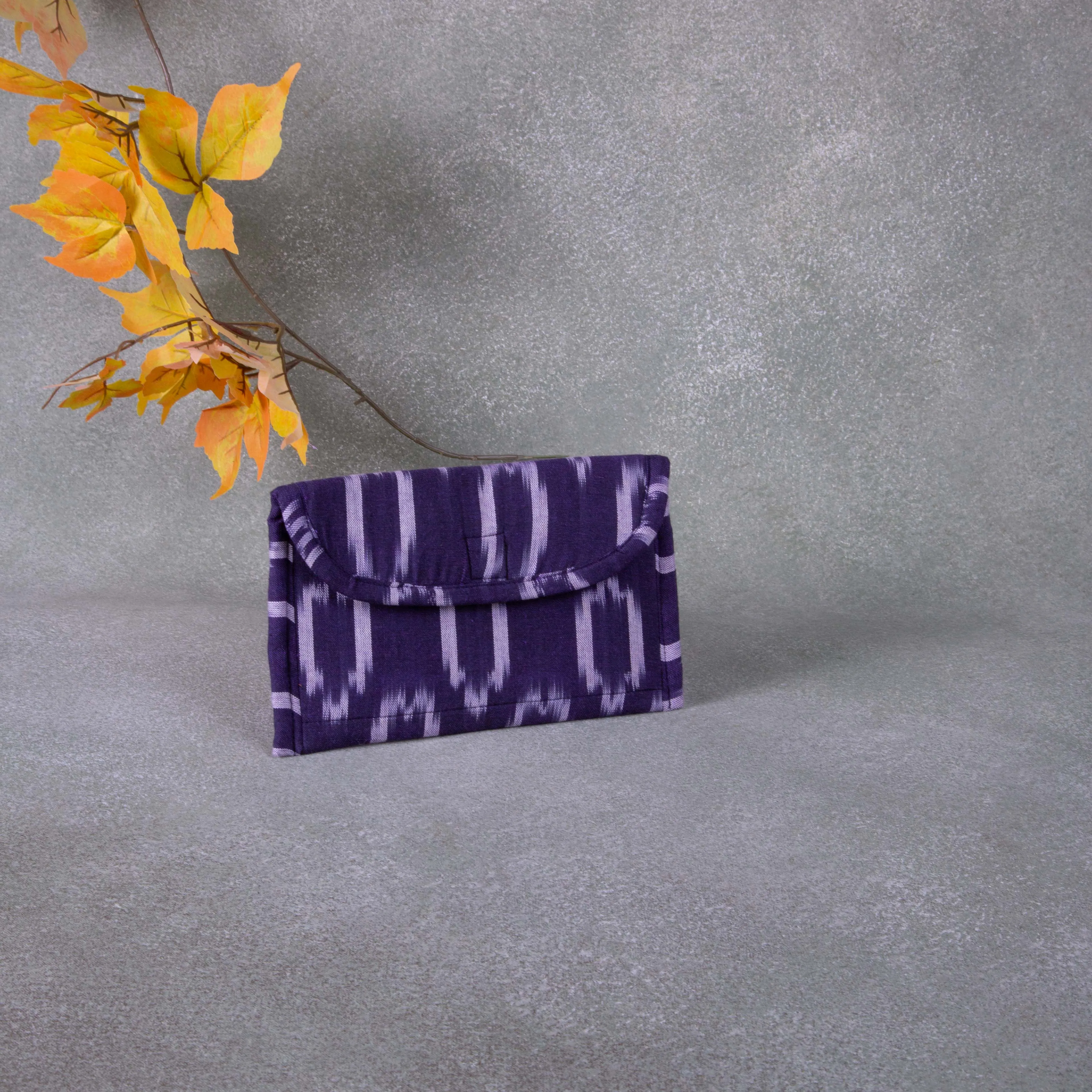 Ikat Clutch Violet