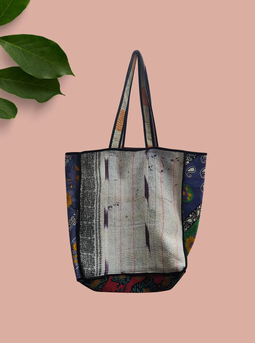 kantha vintage tote