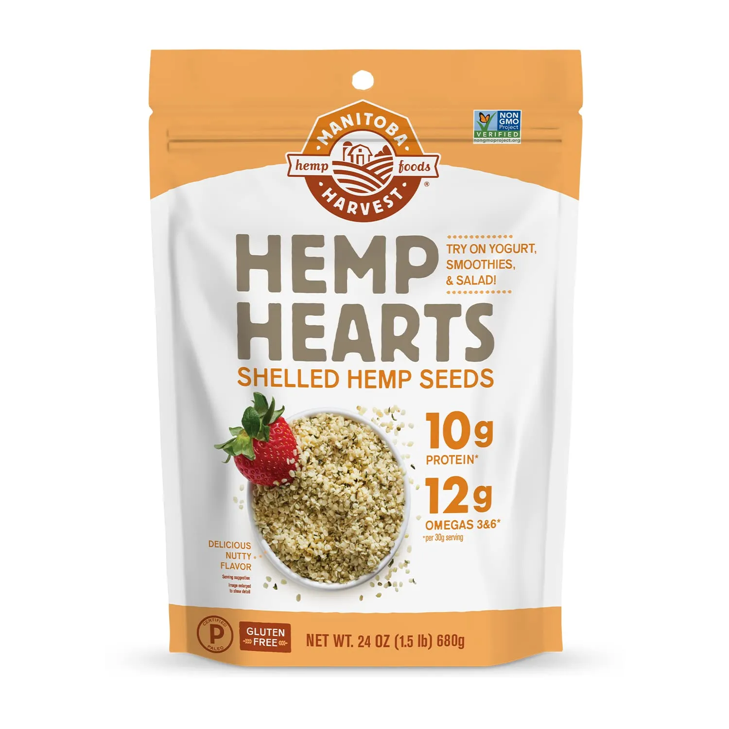 Manitoba Harvest Hemp Hearts Shelf Stable Hemp Seeds