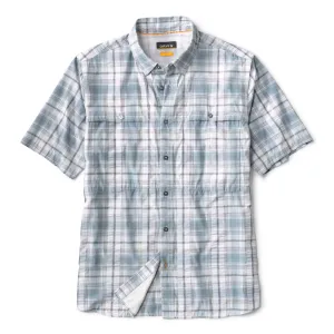 Orvis Men's SS Open Air Caster Plaid Shirt / Blue Fog