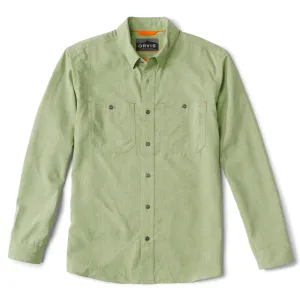 ORVIS TECH CHAMBRAY LS WORK SHIRT