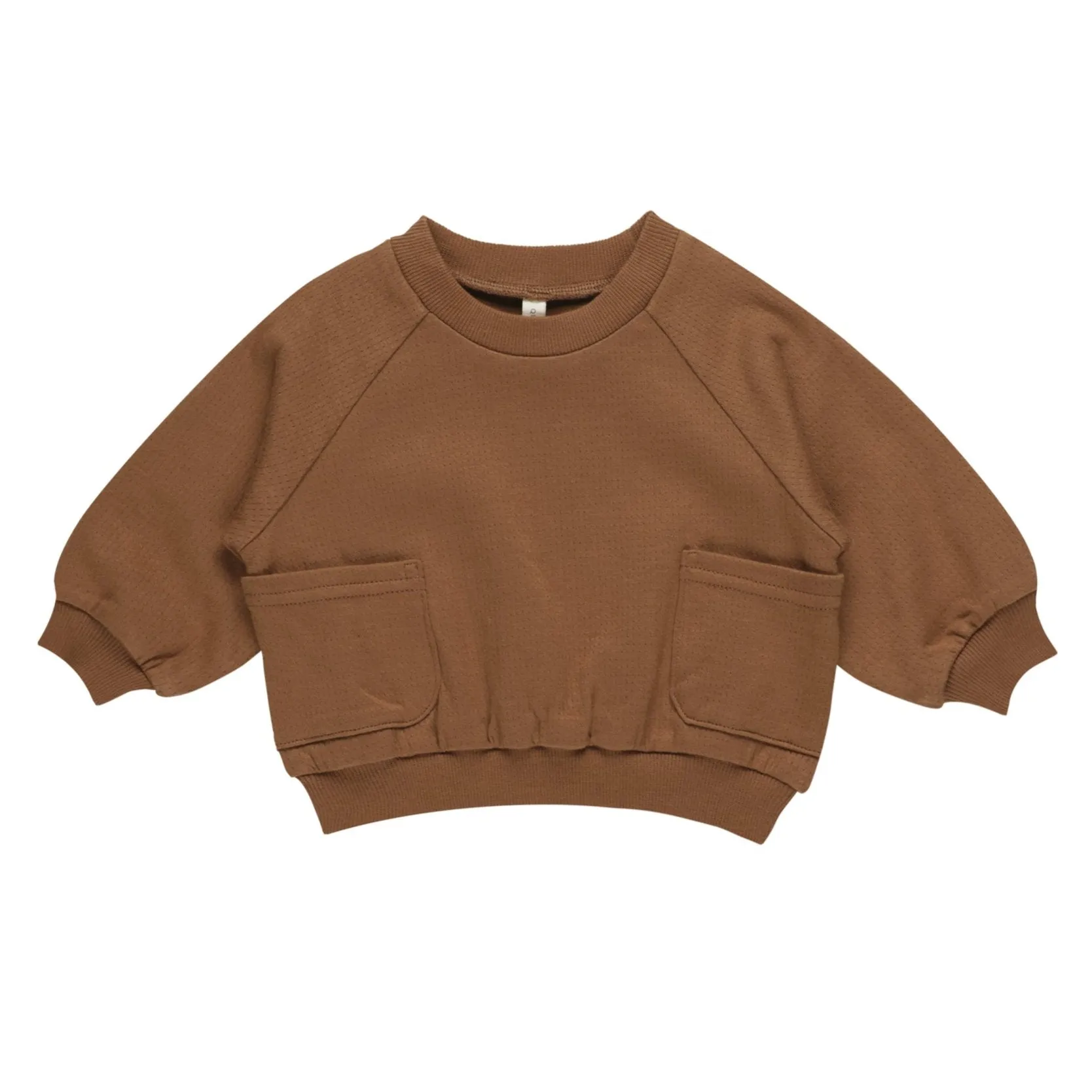 Quincy Mae - Organic Pocket Sweatshirt - Cinnamon