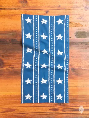 "Artisan Stars" Tenugui in Navy