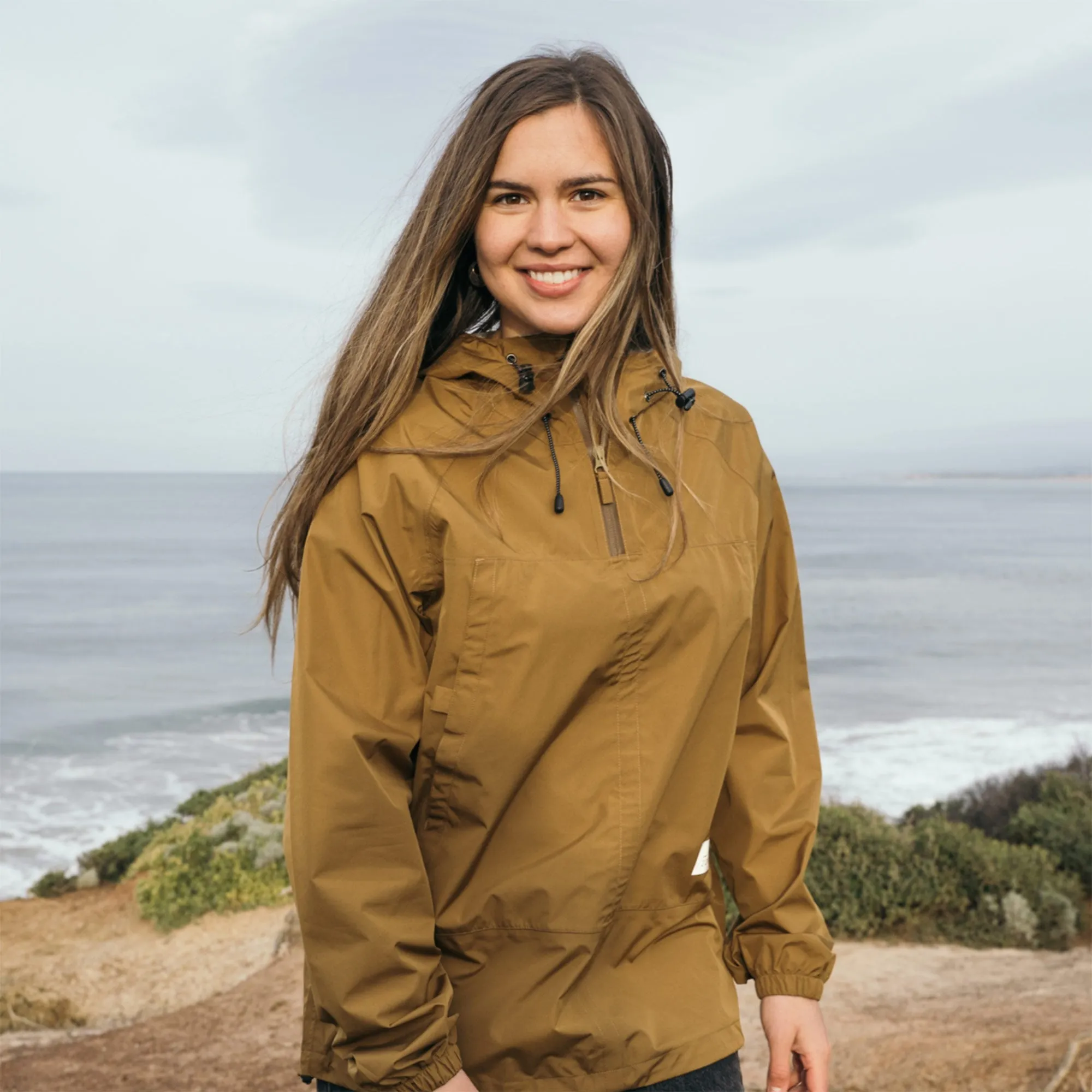 Stash-It Packable Anorak Almond