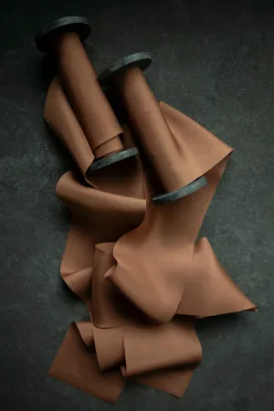 Terracotta Silk Ribbon