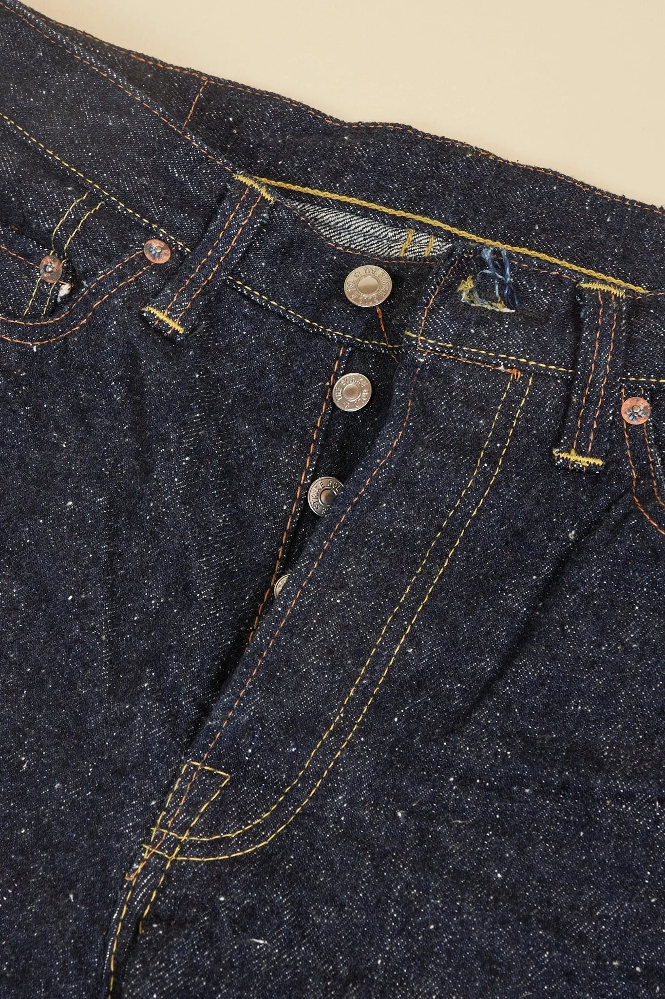 The Strike Gold "Keep Earth" Organic / Recycled Cotton Straight Selvedge Jeans