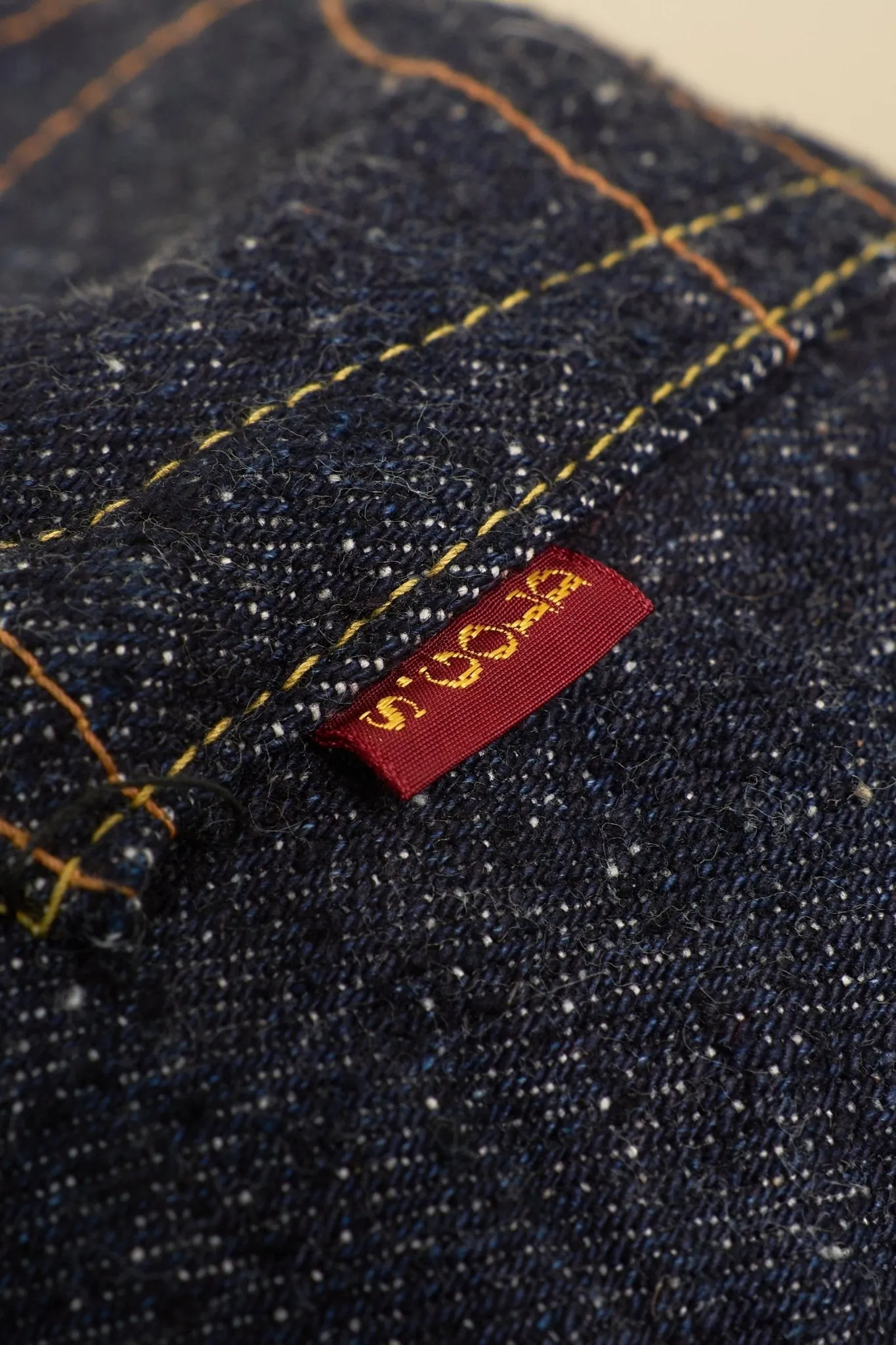 The Strike Gold "Keep Earth" Organic / Recycled Cotton Straight Selvedge Jeans