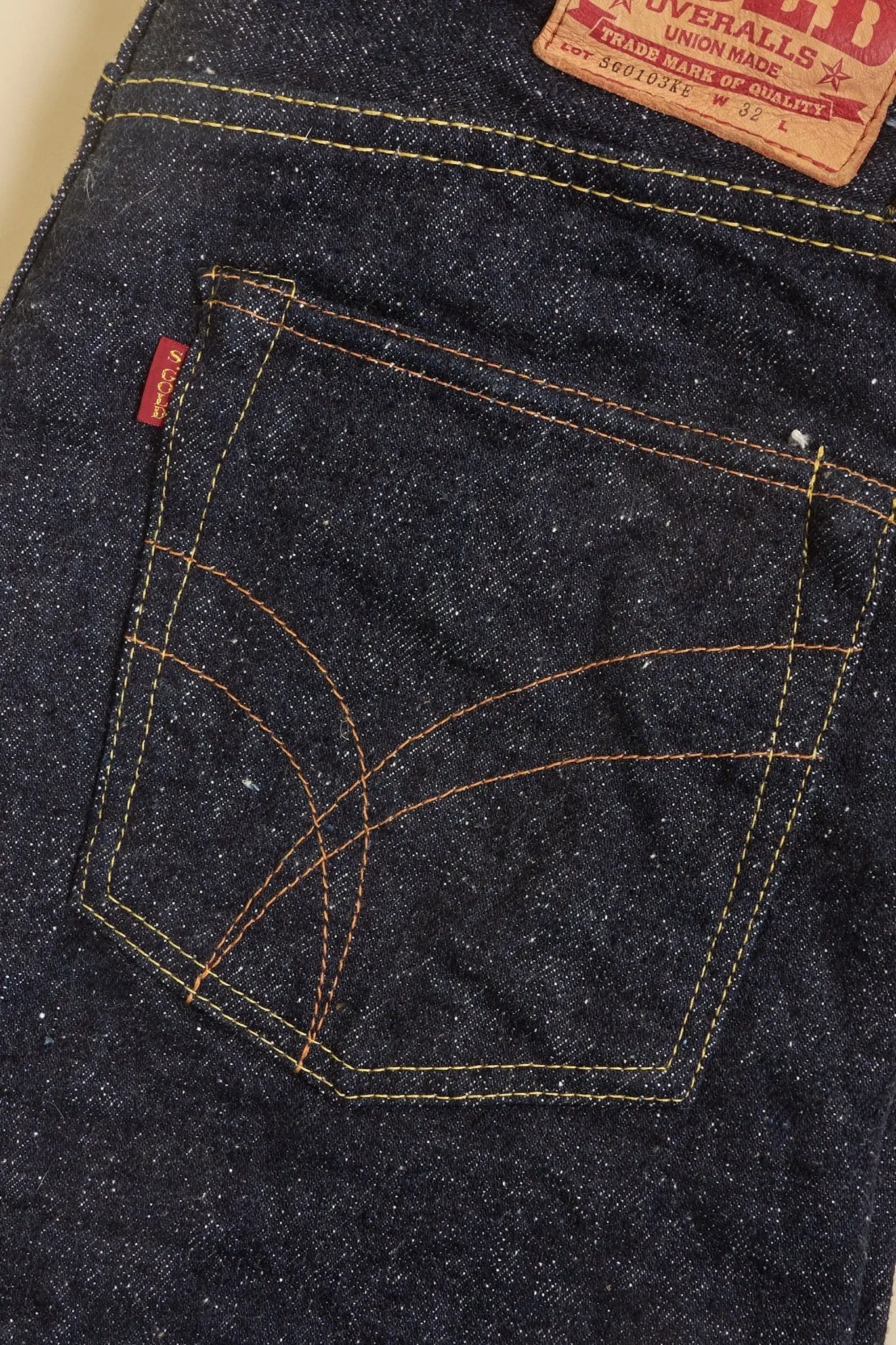 The Strike Gold "Keep Earth" Organic / Recycled Cotton Straight Selvedge Jeans