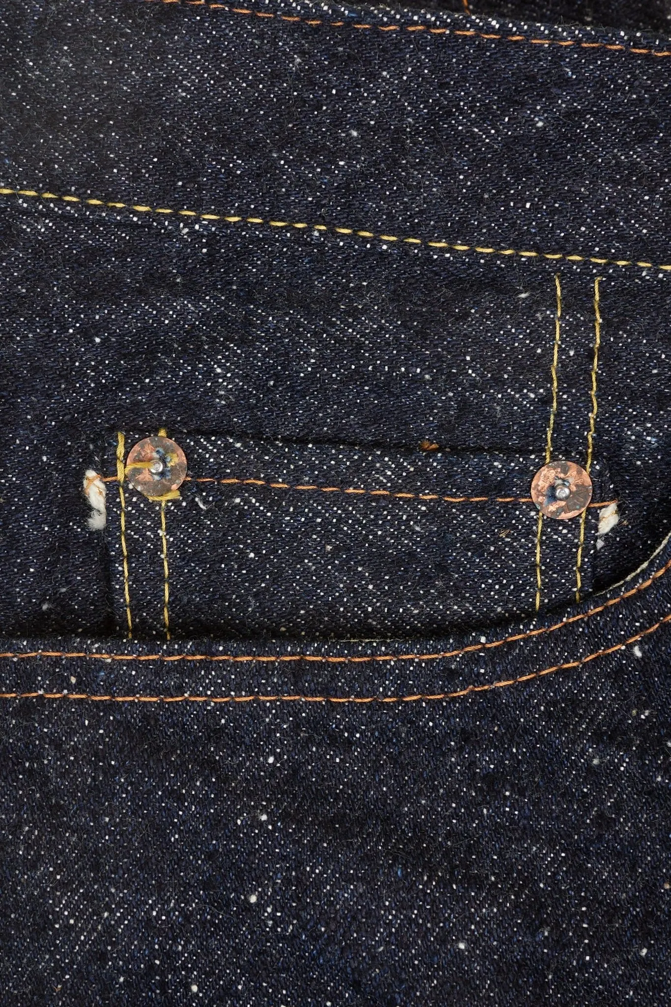 The Strike Gold "Keep Earth" Organic / Recycled Cotton Straight Selvedge Jeans