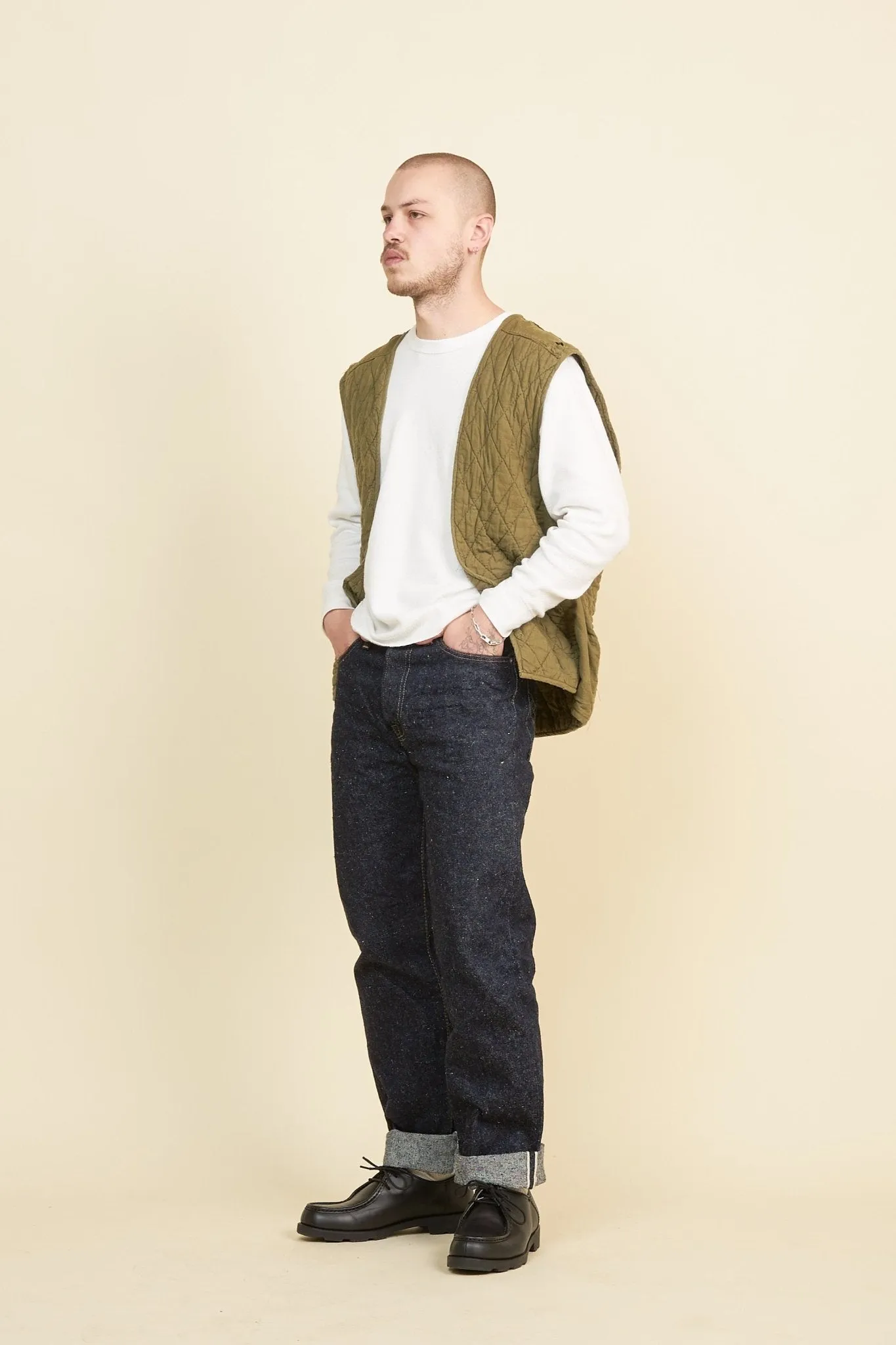 The Strike Gold "Keep Earth" Organic / Recycled Cotton Straight Selvedge Jeans