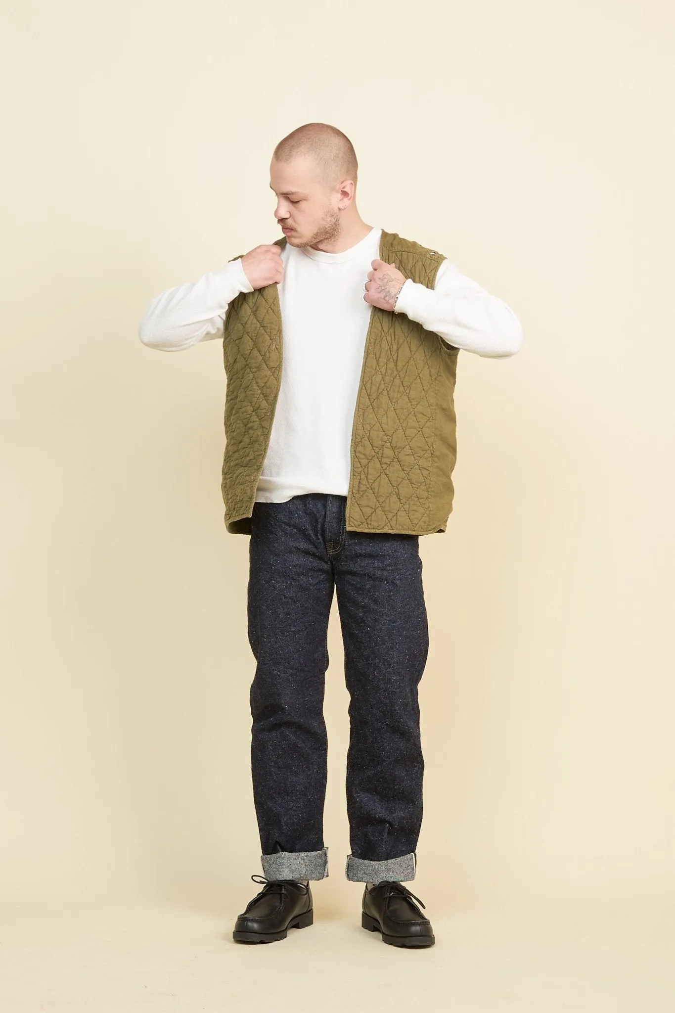 The Strike Gold "Keep Earth" Organic / Recycled Cotton Straight Selvedge Jeans