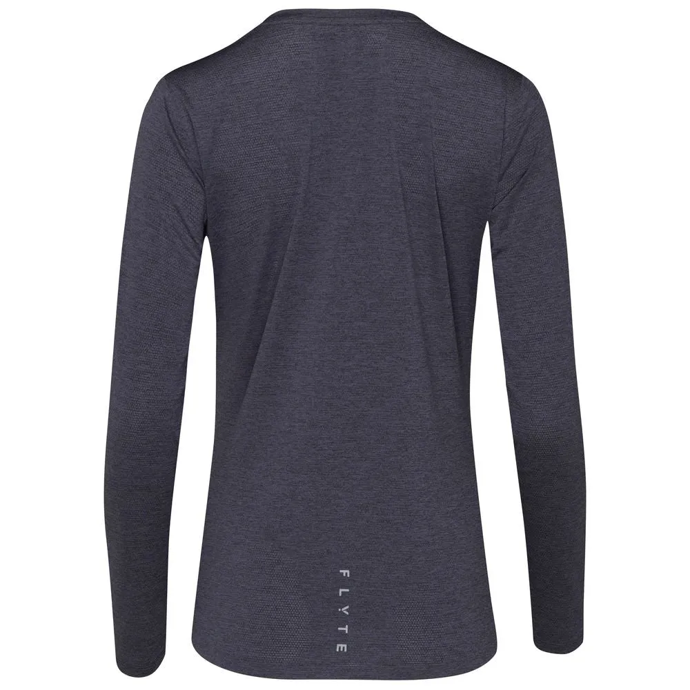 Womens Astral Long Sleeve Tech T-Shirt (Graphite)