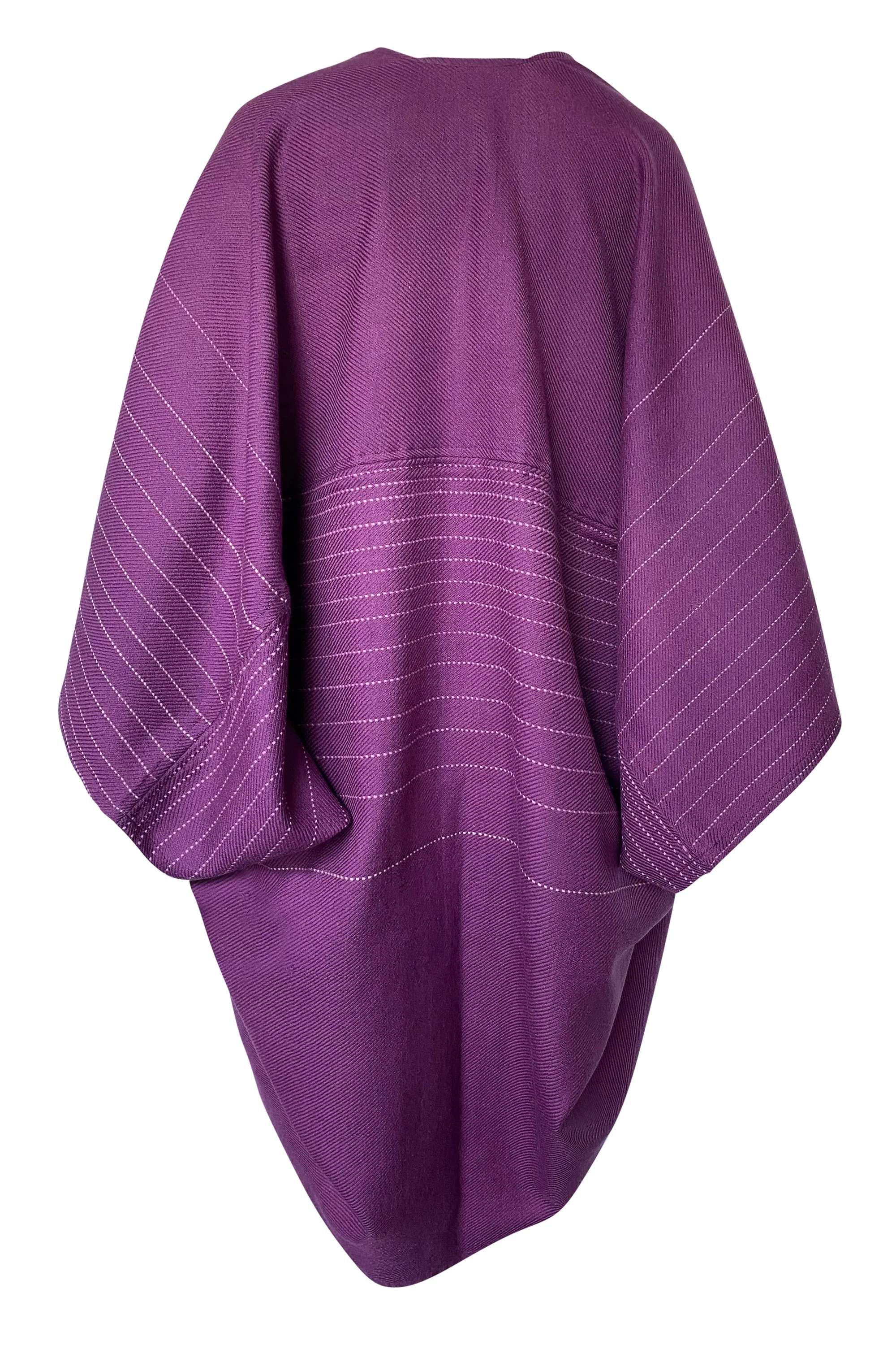 Wool Kimono Warm Plum